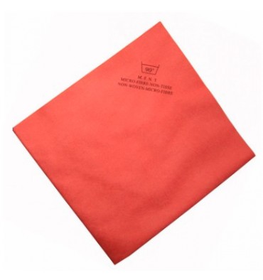 SACHET 5 X MICRO-FIBRE-NON-TISSÉE 40 X 38 CM ROUGE SACHET 5 X MICRO-FIBRE-NON-TISSÉE 40 X 38 CM ROUGE