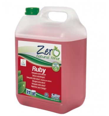 ZERO RUBY Détergent anticalcaire naturel 5 L ZERO RUBY Détergent anticalcaire naturel 5 L